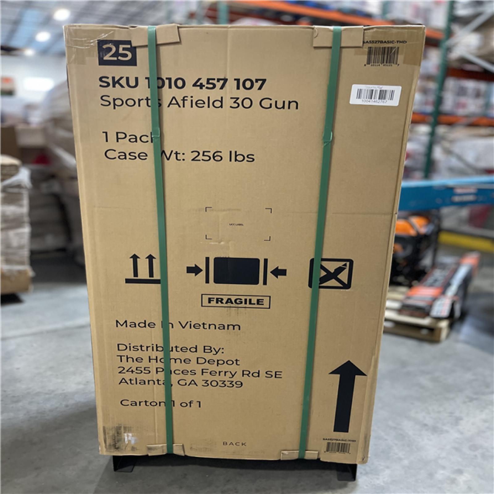 DALLAS LOCATION - Sports Afield 30-Gun Fireproof Electronic Lock Gun Safe  Black