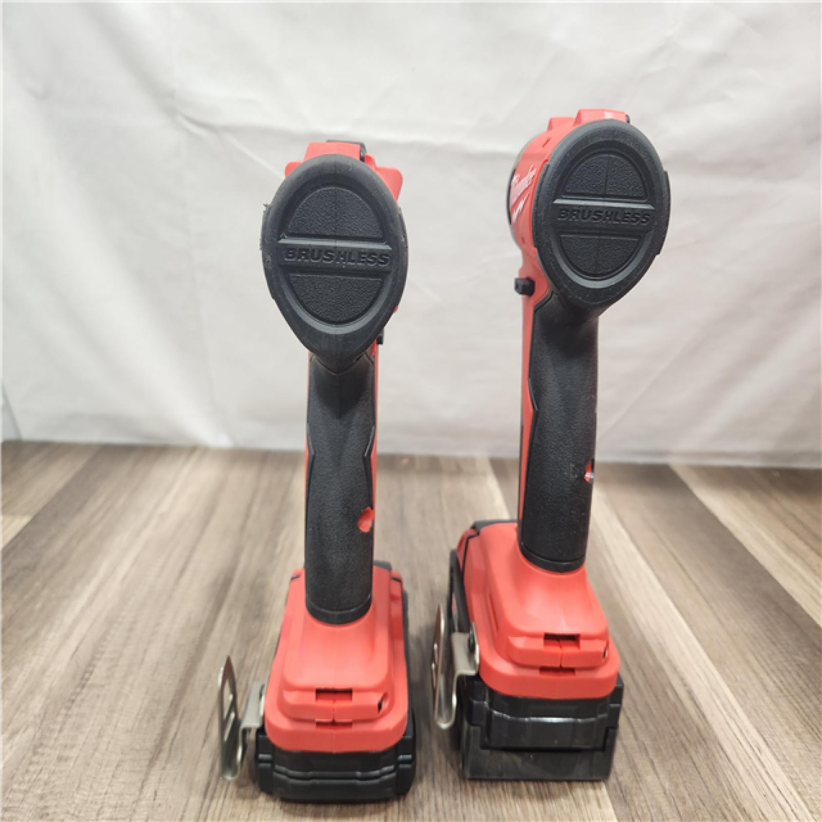 AS-IS- Milwaukee M18 Compact Brushless 2-Tool Combo Kit