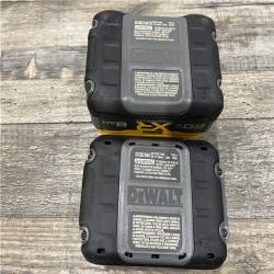 LIKE NEW - DEWALT 20V XR Lithium-Ion Starter Pack with 8.0 Ah and 4.0 Ah Battery Packs and Charger