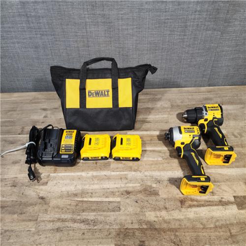 HOUSTON LOCATION - AS-IS DEWALT ATOMIC 20-Volt MAX Lithium-Ion Cordless Combo (2-Tool) Kit