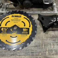 AS-IS DEWALT 20V MAX Cordless Brushless 6-1/2 in. Sidewinder Style Circular Saw (Tool Only)