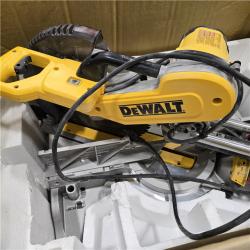 AS-IS  DEWALT 12 Double Bevel Sliding Compound Miter Saw