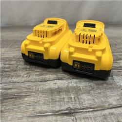 AS-IS DEWALT 20V MAX Compact Lithium-Ion 3.0Ah Battery Pack (2 Pack)