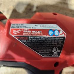 HOUSTON LOCATION - AS - IS Milwaukee FUEL 18-Volt Lithium-Ion Brushless Cordless Gen II 18-Gauge Brad Nailer (Tool-Only)