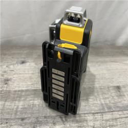 AS-IS DEWALT 12V MAX Lithium-Ion 100 ft. Green Self-Leveling 3-Beam 360 Degree Laser Level Kit