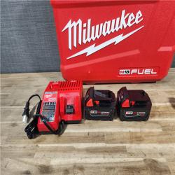 HOUSTON LOCATION - AS-IS (APPEARS LIKE NEW) MILWAUKEE FUEL 18V Lithium-Ion Brushless Cordless Hammer Drill and Impact Driver Combo Kit (2-Tool) with 2 Batteries