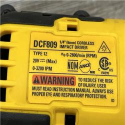 AS-IS DEWALT Atomic 20V Max Lithium-Ion Brushless Cordless Compact 1/4 in. Impact Driver Kit