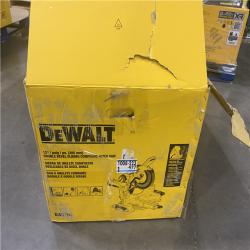 As-Is- DEWALT 15 Amp Corded 12 in. Double Bevel Sliding Compound Miter Saw