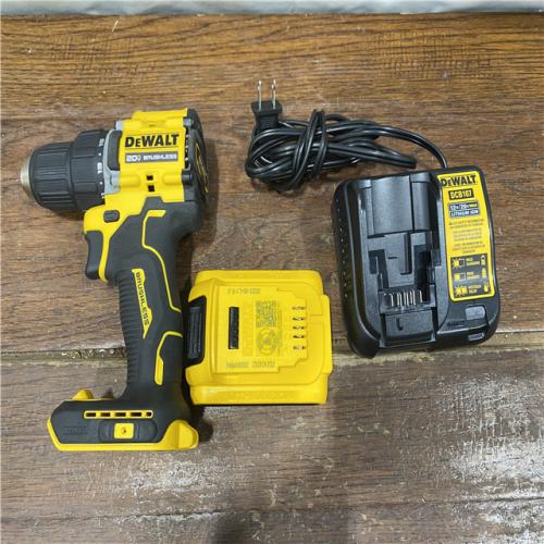 AS-IS DEWALT ATOMIC COMPACT SERIES 20V MAX* Brushless Cordless 1/2 Drill/Driver Kit