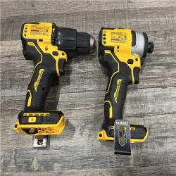 AS-IS DEWALT ATOMIC 20-Volt MAX Lithium-Ion Cordless Hammer Drill/Impact Combo Kit
