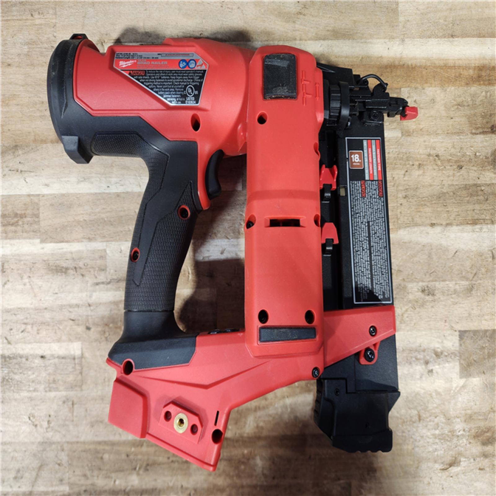 HOUSTON LOCATION - AS-IS Milwaukee FUEL 18-Volt Lithium-Ion Brushless Cordless Gen II 18-Gauge Brad Nailer (Tool-Only)