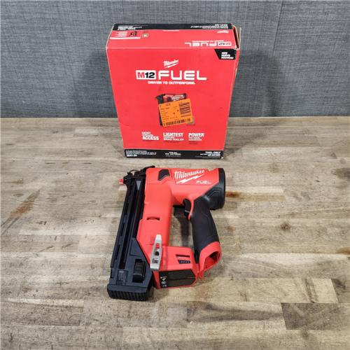 HOUSTON LOCATION - AS-IS (APPEARS LIKE NEW) Milwaukee M12 FUEL 18 Gauge Compact Brad Nailer (Tool-Only)