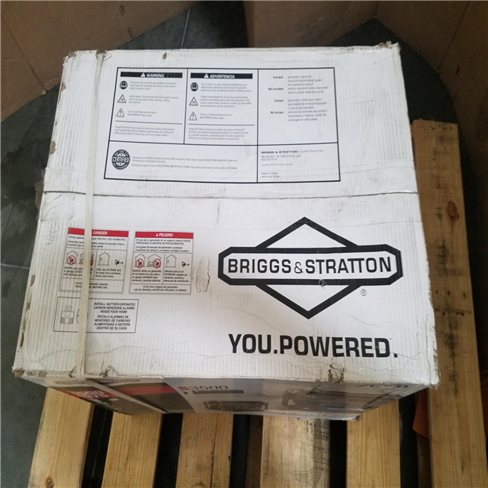 California AS-IS Briggs & Stratton Portable Generator