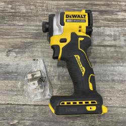 AS-IS DEWALT ATOMIC 20V MAX Cordless Brushless Compact 1/4 in. Impact Driver (Tool Only)
