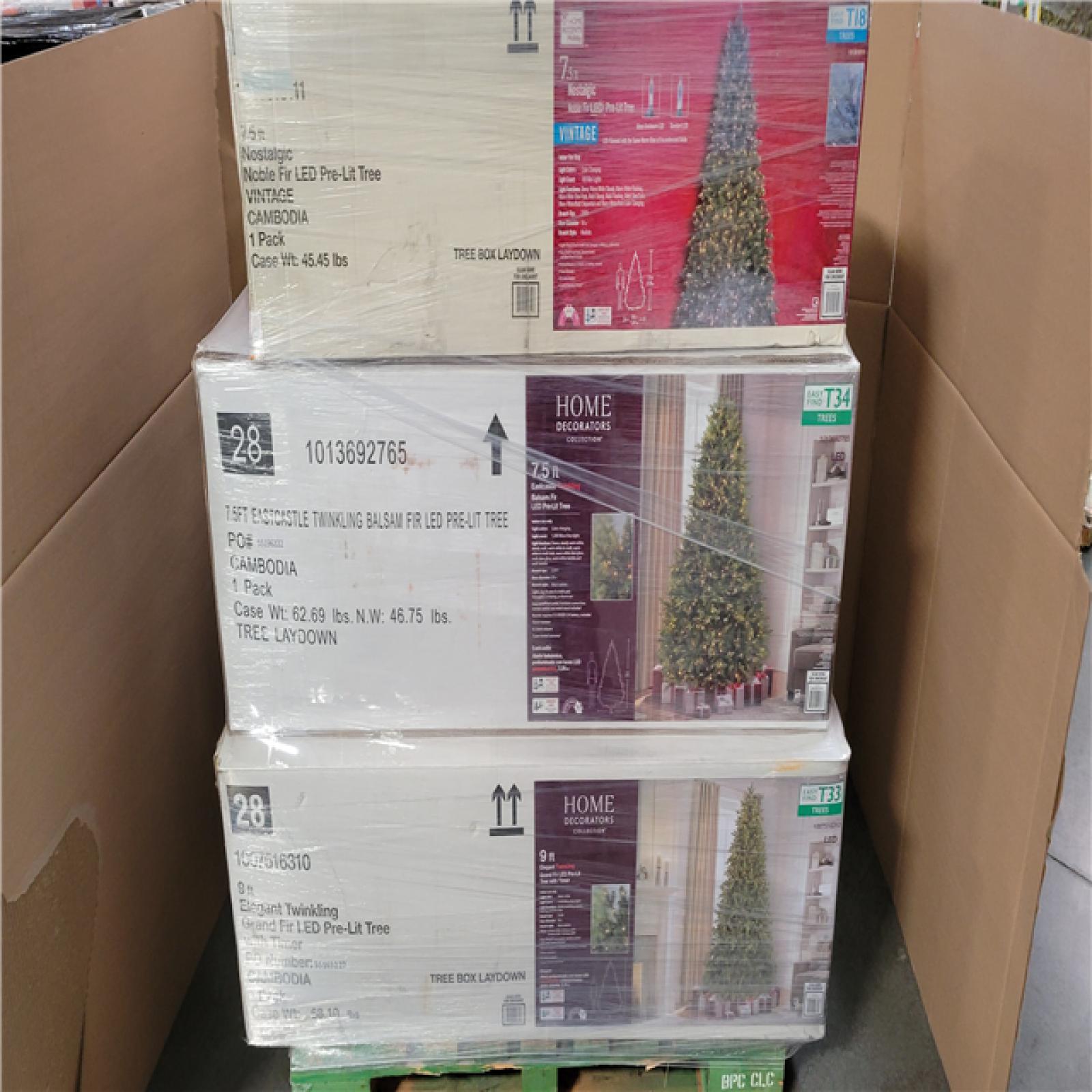 California AS-IS Holiday Pallet