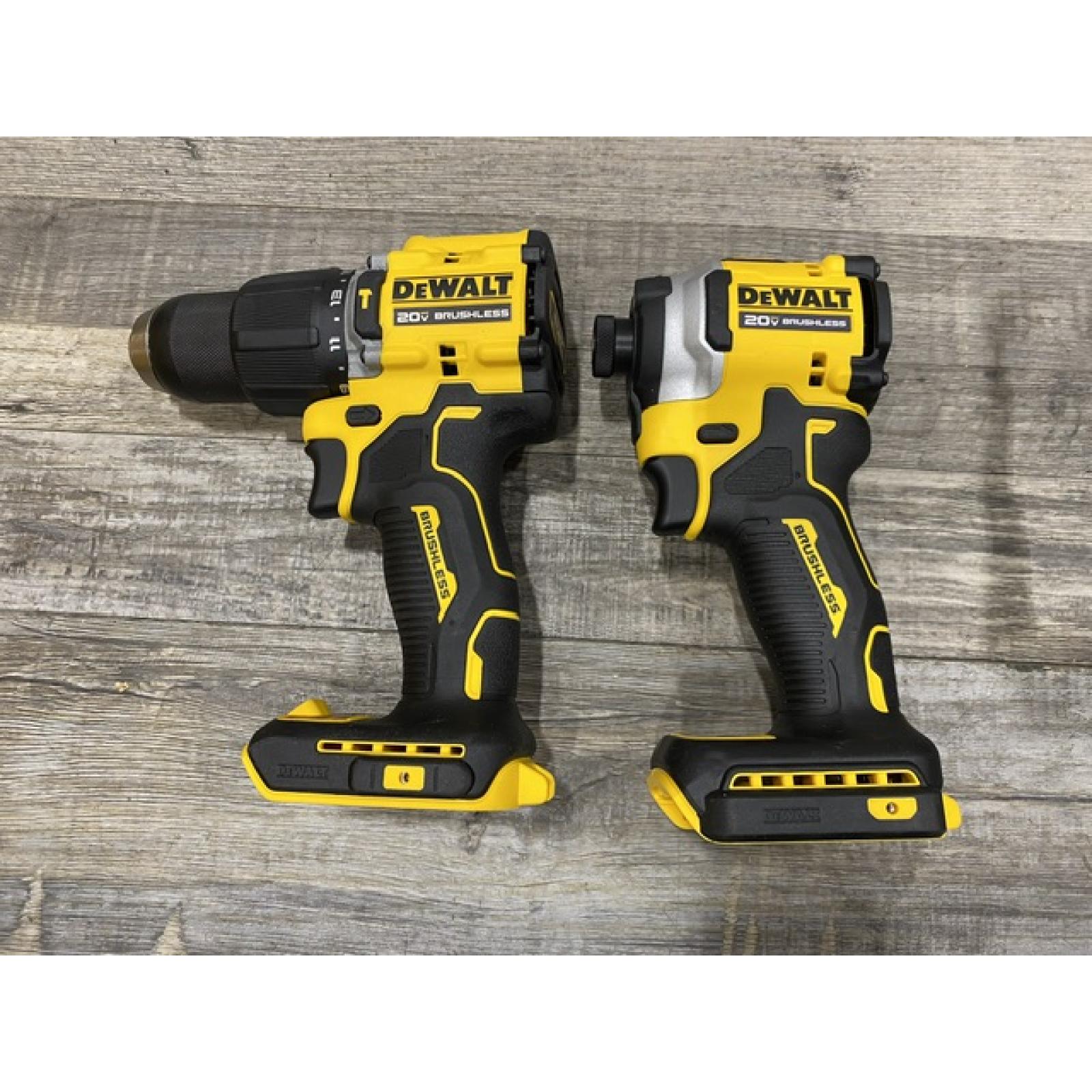 AS-IS DEWALT ATOMIC 20V MAX Lithium-Ion Cordless 2-Tool Combo Kit
