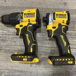 AS-IS DEWALT ATOMIC 20V MAX Lithium-Ion Cordless 2-Tool Combo Kit
