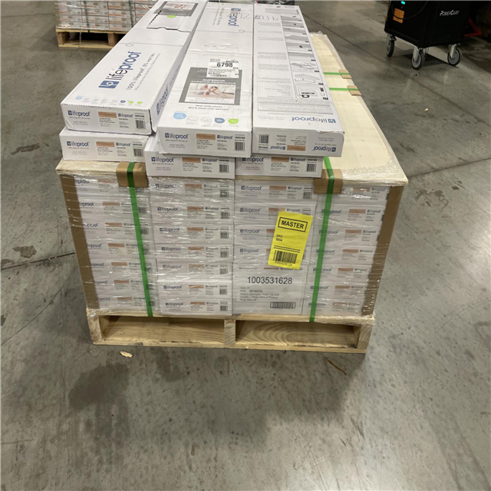 DALLAS LOCATION - LIFEPROOF Fresh Oak 6 MIL x 8.7 in. W x 48 in. L Click Lock Waterproof Luxury Vinyl Plank Flooring (20.1 sqft/case) PALLET-(34 CASES)