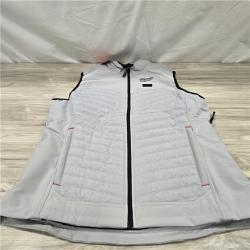 AS-IS Milwaukee Gray Large Women's Heated Vest Kit