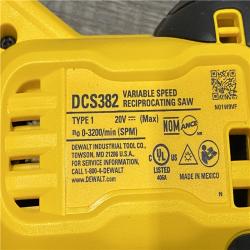 AS-IS DEWALT 20V MAX Cordless Brushless Reciprocating Saw (Tool Only)