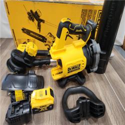AS-IS DeWalt 20V MAX DCKO215M1 13 in. 20 V Battery Blower/Trimmer Kit (Battery & Charger)