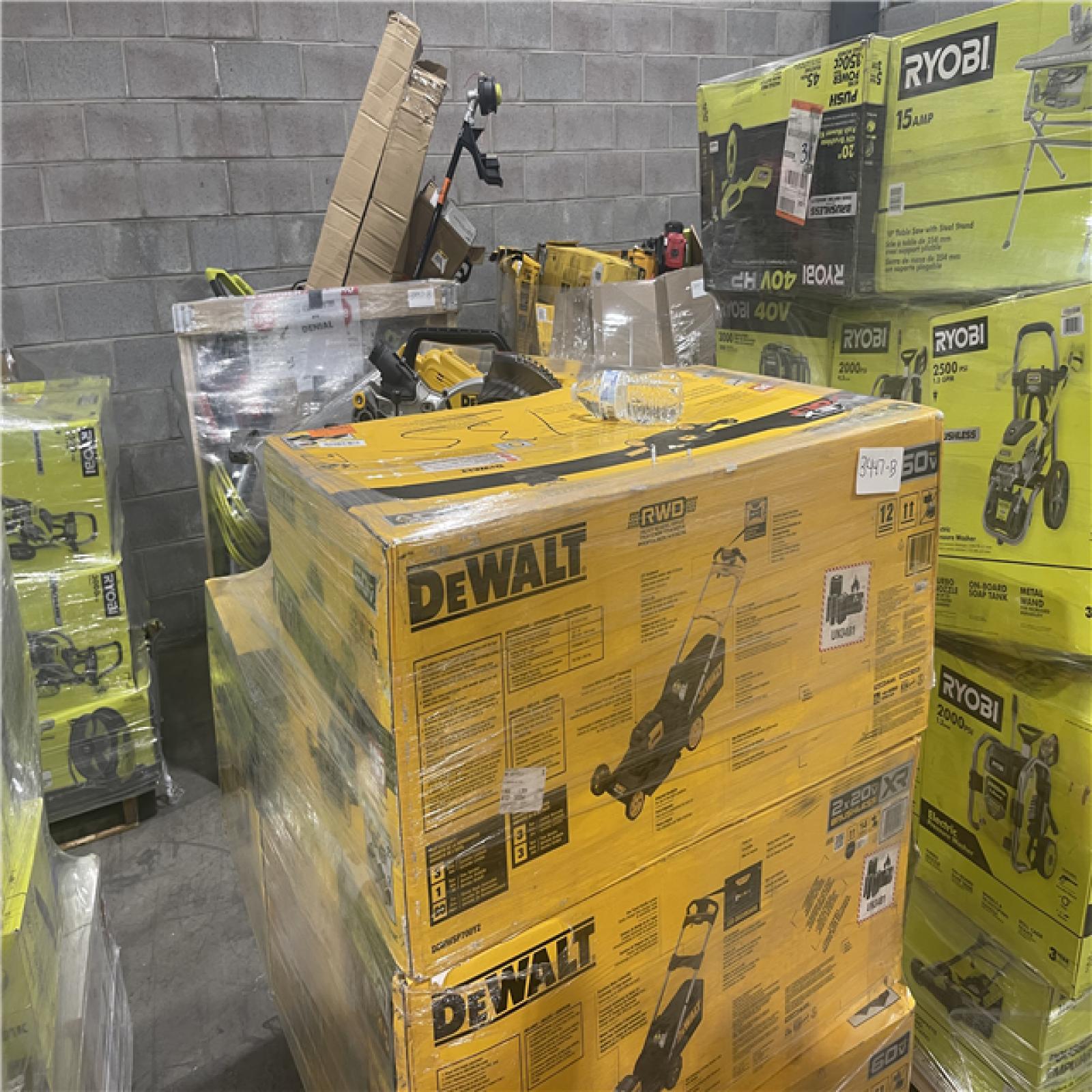 Pittston Location As-Is Power Tools Partial Truckload (13 Pallets) 3447-B