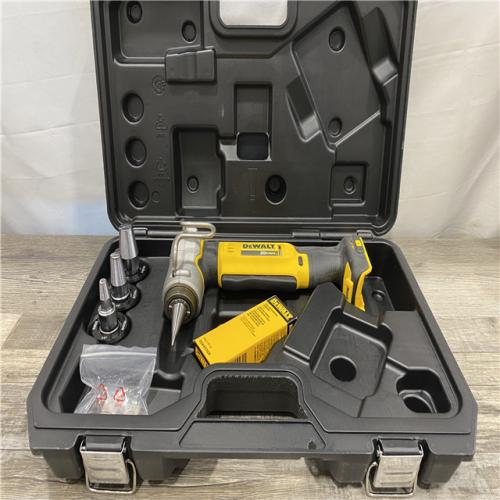 AS-IS DEWALT 20V MAX Cordless 1 in. PEX Expansion Tool  PEX Expander Grease and Case