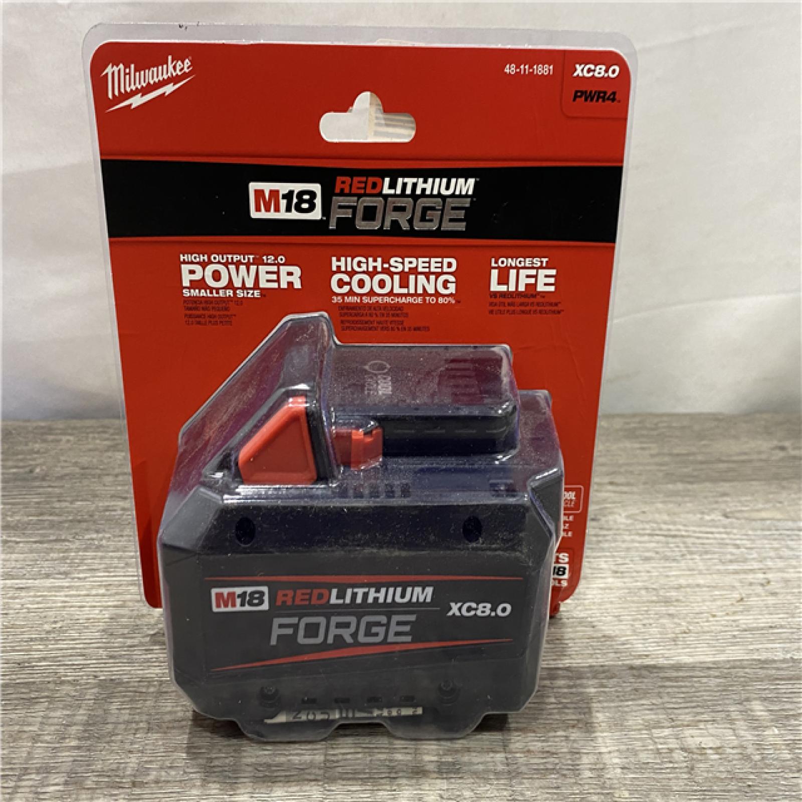 NEW - Milwaukee 18V Lithium-Ion REDLITHIUM FORGE XC 8.0 Ah Battery Pack