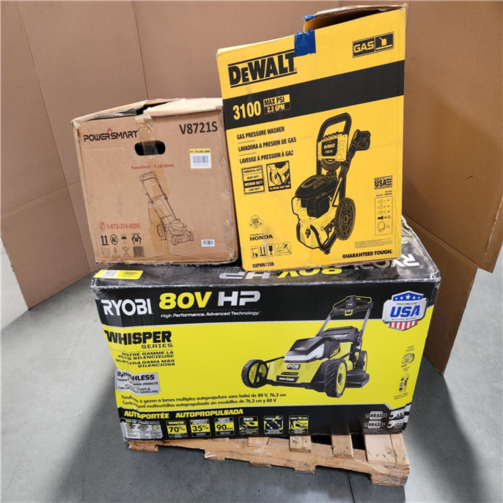 CALIFORNIA AS-IS OUTDOOR POWER EQUIPMENT
