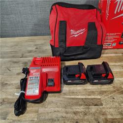 HOUSTON LOCATION - AS-IS Milwaukee M18 18V Lithium-Ion Brushless Cordless Compact Drill/Impact Combo Kit (2-Tool) W/(2) 2.0 Ah Batteries  Charger & Bag