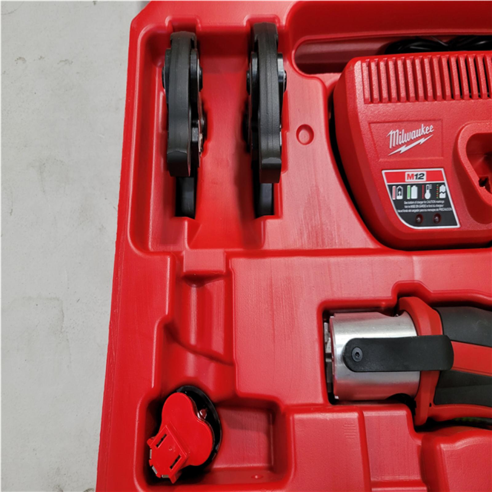 CALIFORNIA AS-IS MILWAUKEE M12 FORCE LOGIC PRESS TOOL