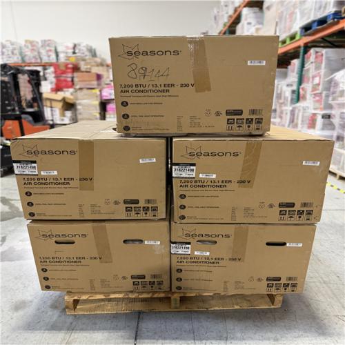 DALLAS LOCATION - SEASONS 7 200 BTU AIR CONDITIONER PALLET-(5 UNITS)
