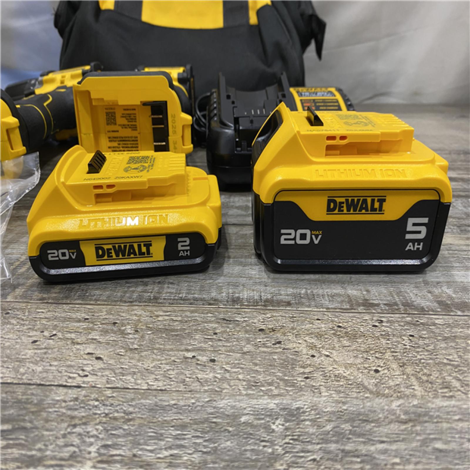 AS-IS DEWALT ATOMIC 20V MAX Lithium-Ion Cordless 2-Tool Combo Kit