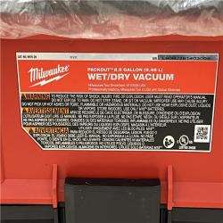 AS-IS Milwaukee FUEL PACKOUT 18-Volt Lithium-Ion Cordless 2.5 Gal. Wet/Dry Vacuum (Vacuum-Only)