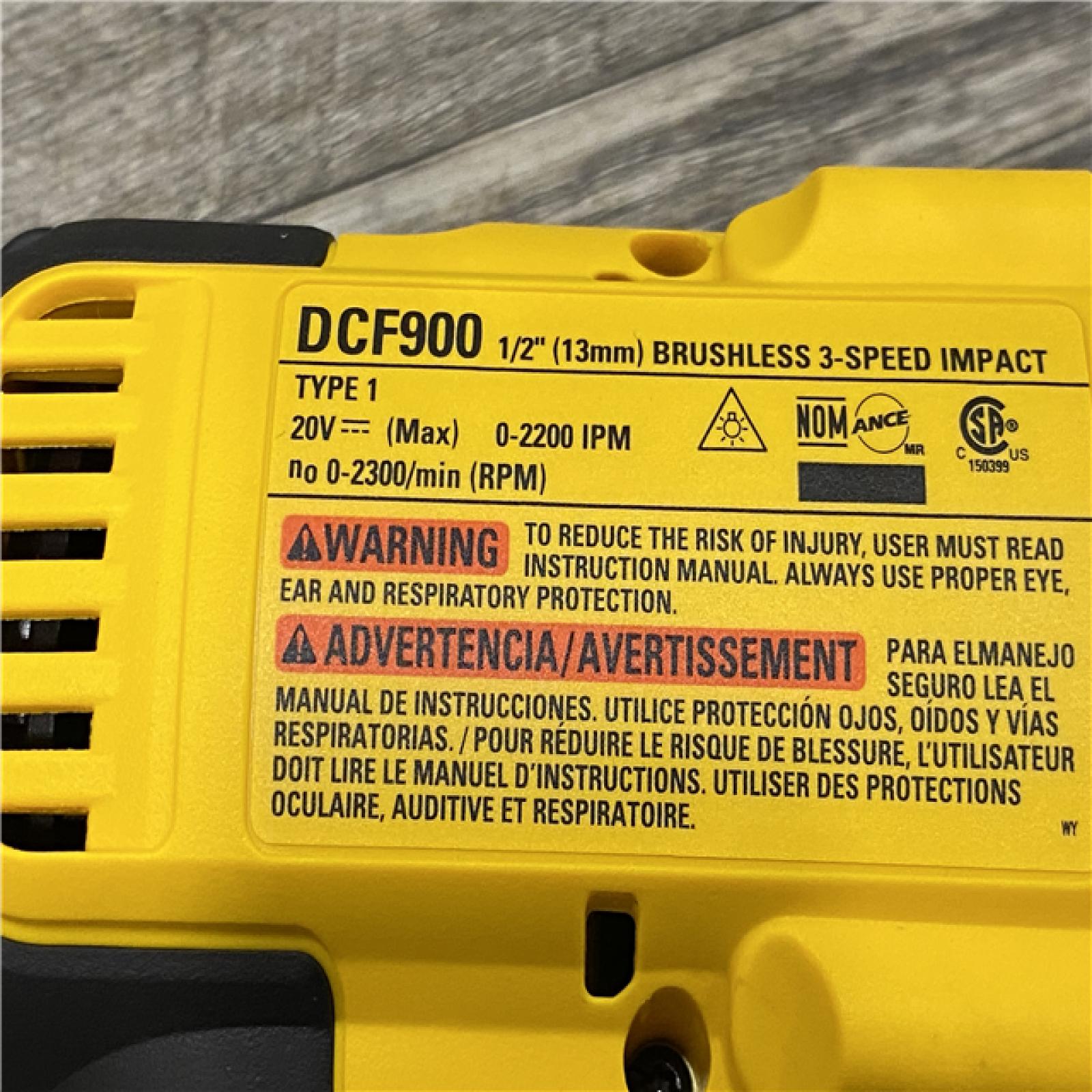 AS-IS DEWALT 20V MAX Cordless 1/2 in. Impact Wrench (Tool Only)