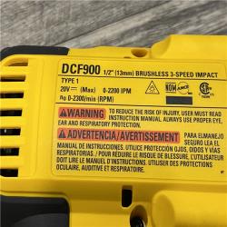 AS-IS DEWALT 20V MAX Cordless 1/2 in. Impact Wrench (Tool Only)