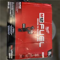LIKE NEW! - Milwaukee M12 FUEL SURGE 12V Lithium-Ion Brushless Cordless 1/4 in. Hex Impact Driver Compact Kit w/Two 2.0Ah Batteries  Bag