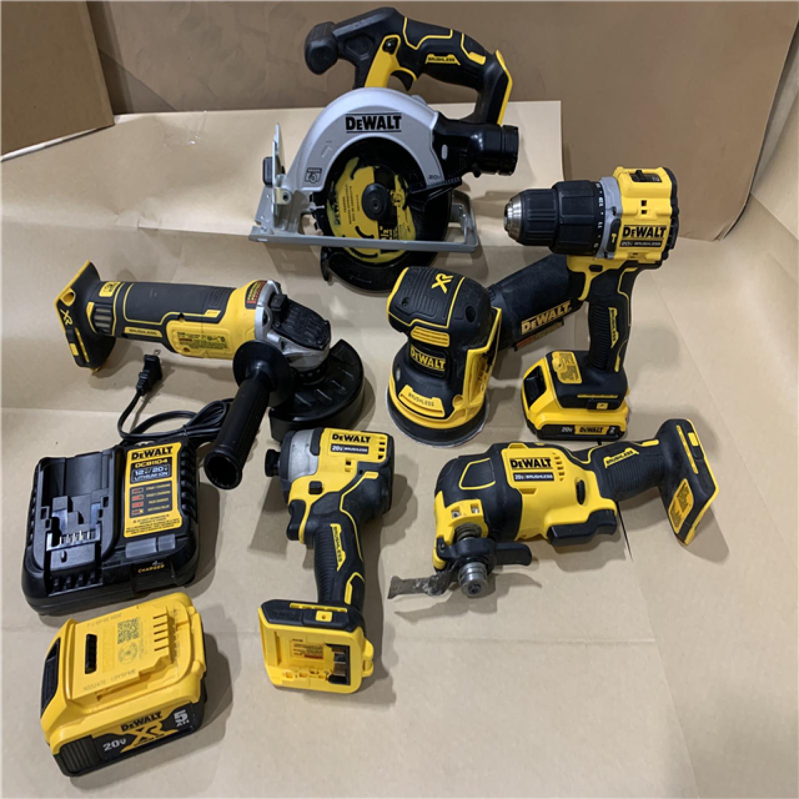 AS-IS - 20-Volt MAX ToughSystem Lithium-Ion 6-Tool Cordless Combo Kit