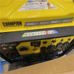 Dallas Location - As-Is Champion Power Equipment 12000/9500-WattGasoline Portable Generator