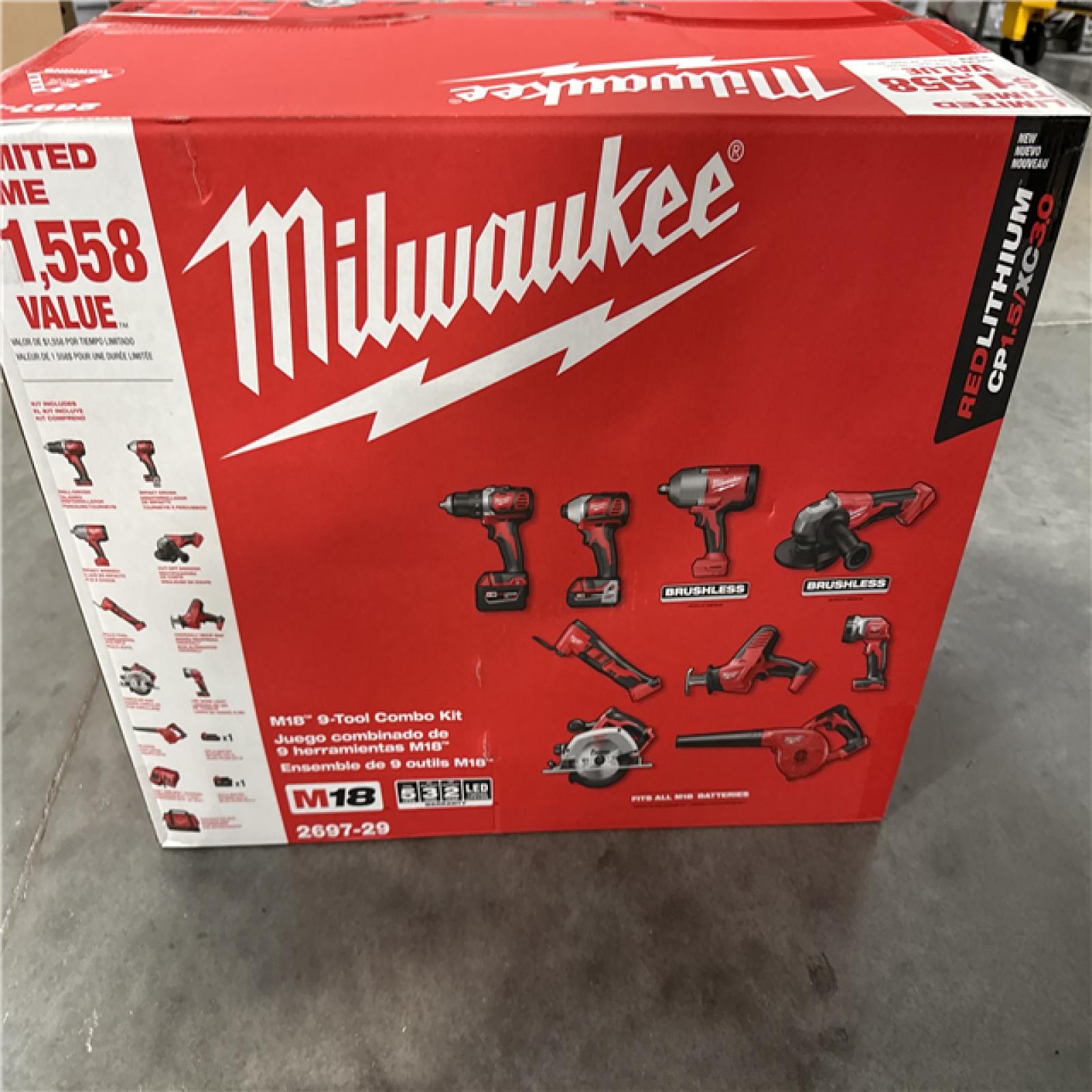 California NEW M18 9-Tool Combo Kit
