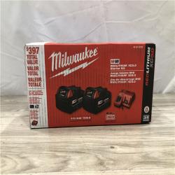 AS-IS Milwaukee M18 18-Volt Lithium-Ion XC Starter Kit