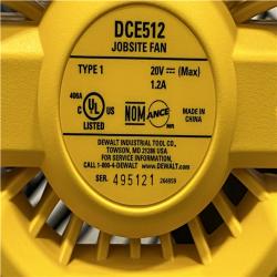 AS-IS DEWALT 20V MAX Jobsite Fan (Tool Only)