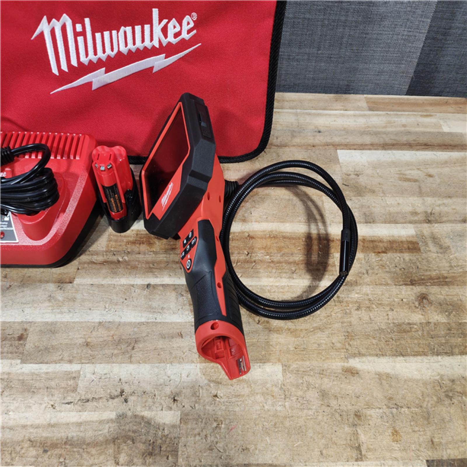 HOUSTON LOCATION - AS - IS Milwaukee 12V Lithium-Ion Cordless M-SPECTOR 360-Degree 4 ft. Inspection Camera Kit
