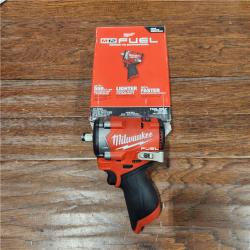 AS-IS Milwaukee M12 FUEL 12V Lithium-Ion Brushless Cordless Stubby 1/2 in. Impact Wrench (Tool-Only)