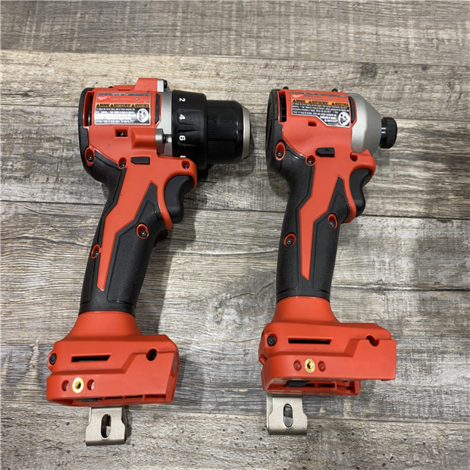 AS-IS Milwaukee 18V Lithium-Ion Brushless Cordless Compact Drill/Impact Combo Kit