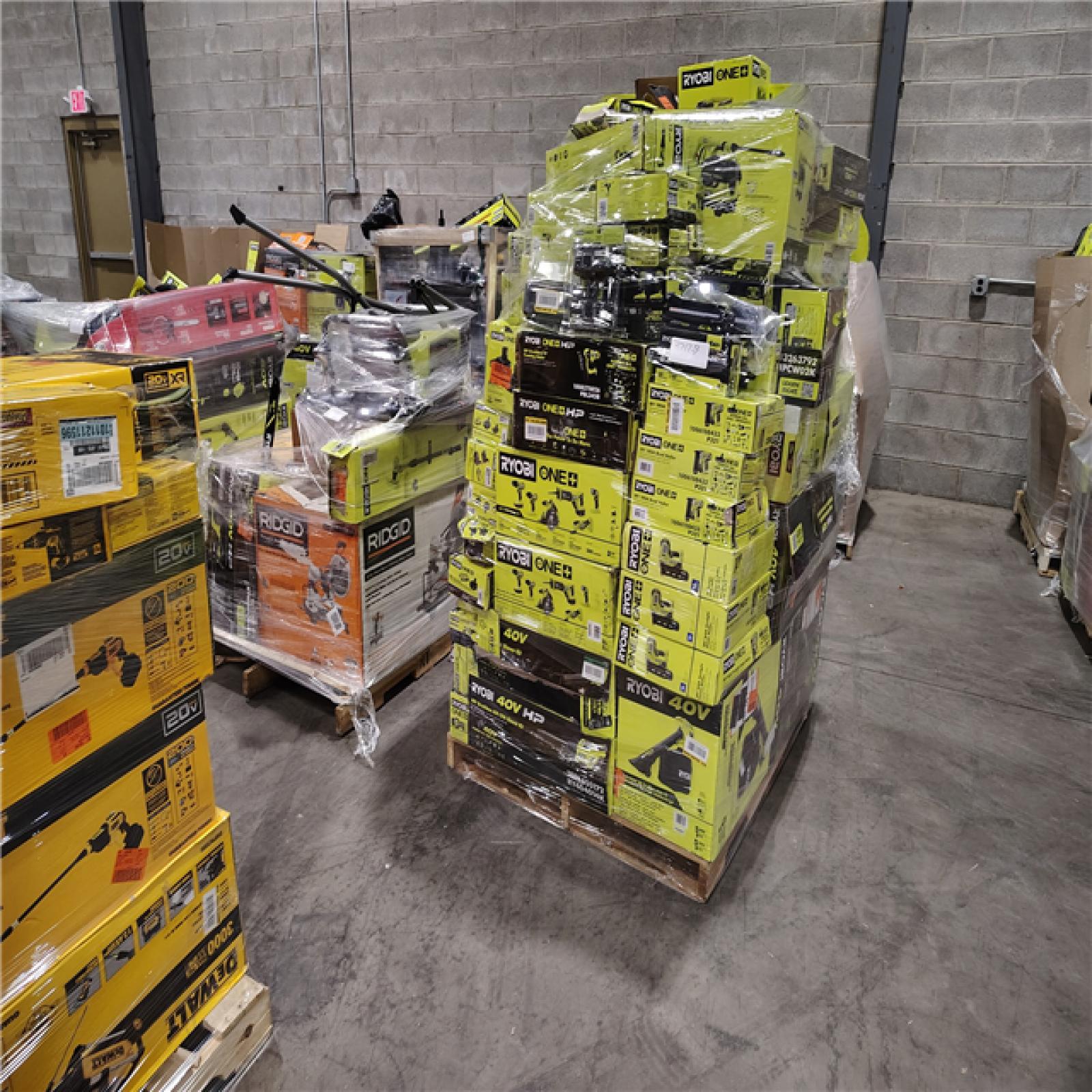 Pittston Location As-Is Power Tools Partial Truckload (14 Pallets) 3717-B