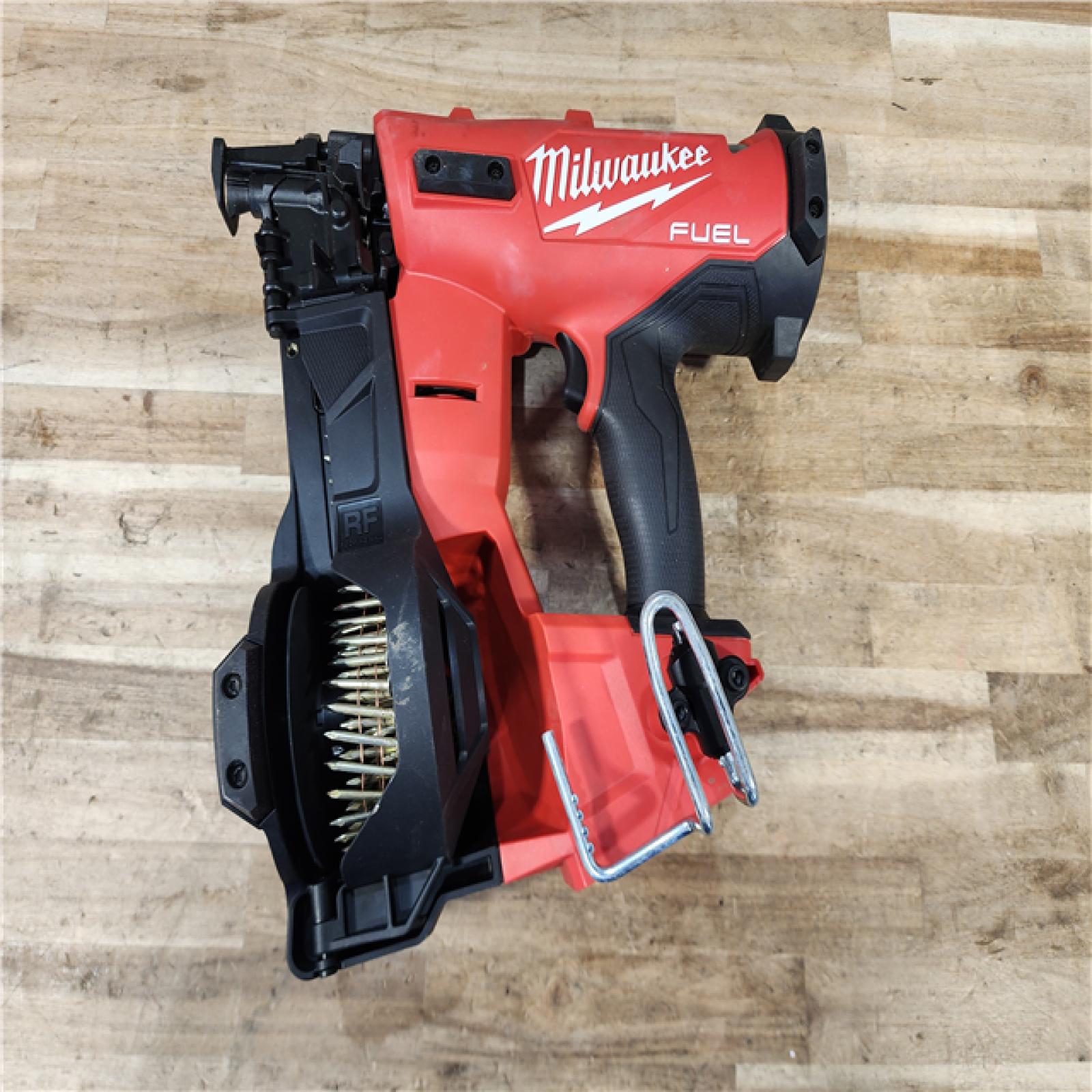 HOUSTON LOCATION - AS-IS Milwaukee FUEL 18-Volt Lithium-Ion Brushless Cordless Coil Roofing Nailer (Tool Only)