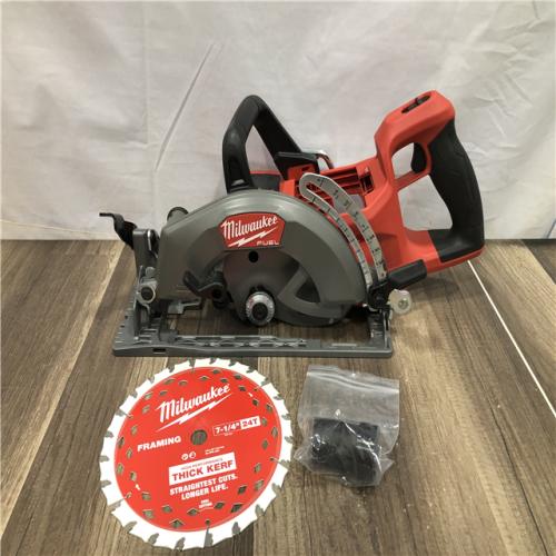 AS-IS Milwaukee FUEL 18V Lithium-Ion Cordless 7-1/4 in. Rear Handle Circular Saw (Tool-Only)