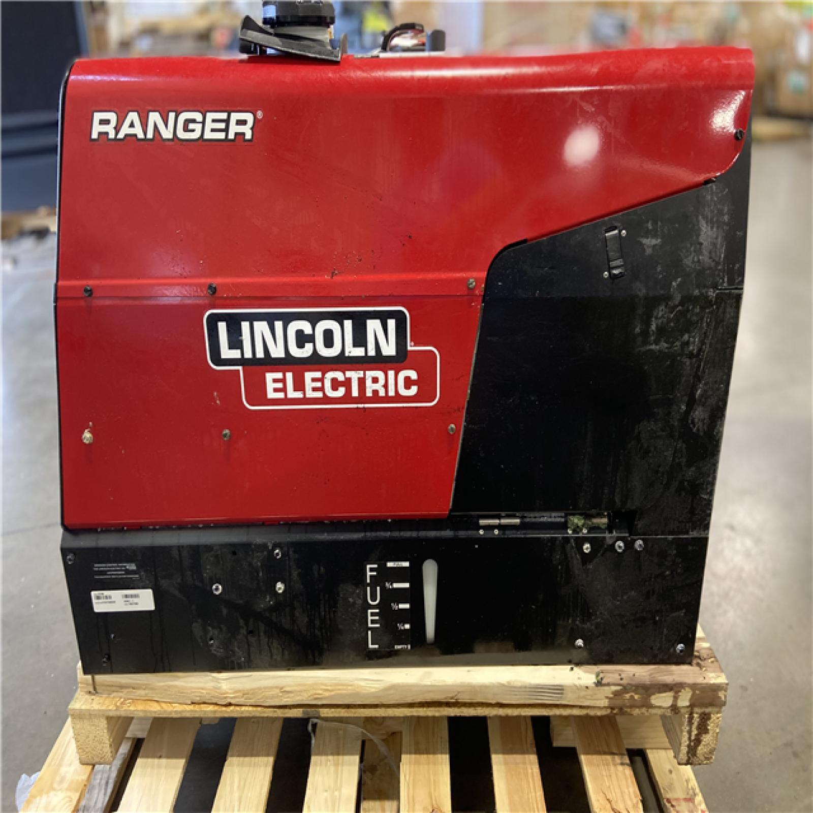 DALLAS LOCATION - Lincoln Electric 225 Amp Ranger 225 Gas Engine Driven DC Multi-Process Welder, 10.5 kW Peak Generator (Kohler)
