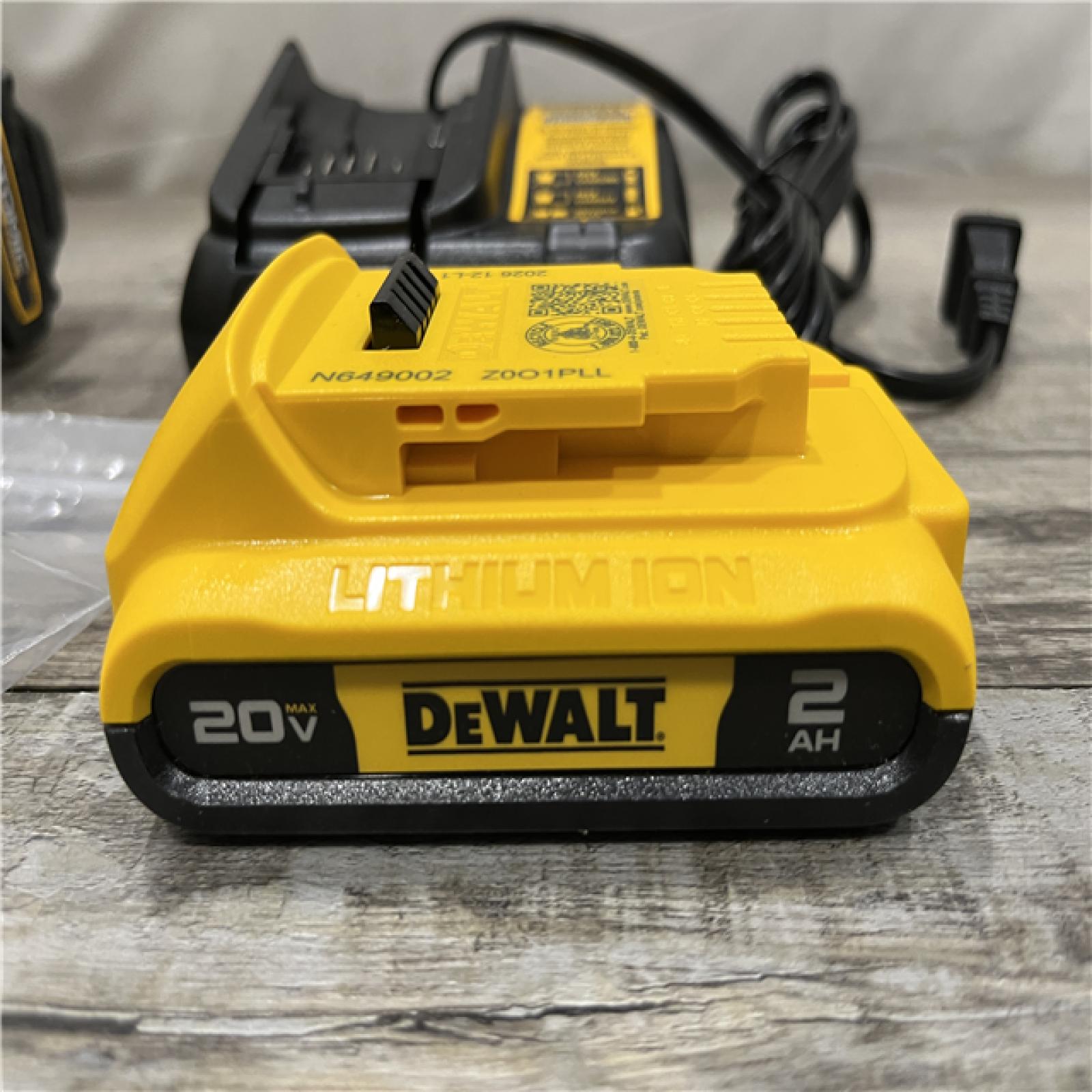 AS-IS DEWALT Atomic 20V Lithium-Ion Cordless Compact 1/2 in. Drill/Driver Kit